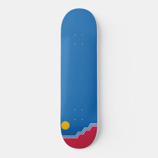 Vlag van Sioux-Herfsten (North Dakota) Persoonlijk Skateboard (Voorkant)