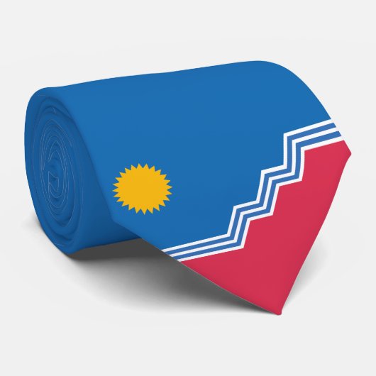 Vlag van Sioux-Herfsten (North Dakota) Stropdas (Opgerold)