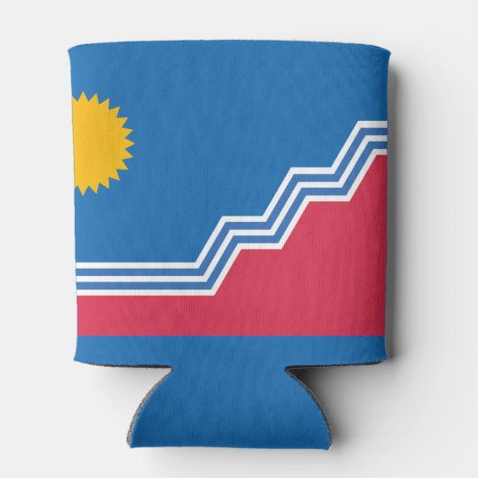 Vlag van Sioux-Herfsten, South Dakota Blikjeskoeler (Achterkant)