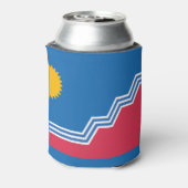 Vlag van Sioux-Herfsten, South Dakota Blikjeskoeler (Blikje Achterkant)