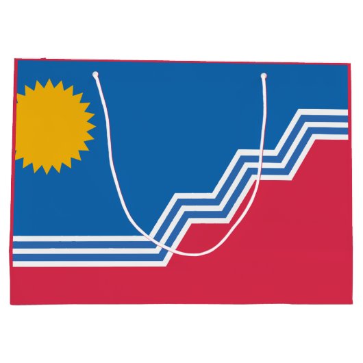 Vlag van Sioux-Herfsten, South Dakota Groot Cadeauzakje (Achterkant)