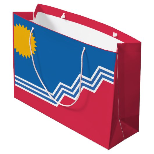 Vlag van Sioux-Herfsten, South Dakota Groot Cadeauzakje (Achterkant Gekanteld)