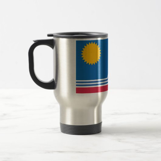 Vlag van Sioux-Herfsten, South Dakota Reisbeker (Links)