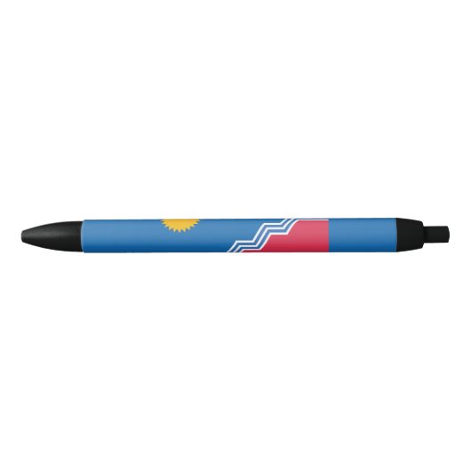 Vlag van Sioux-Herfsten, South Dakota Zwarte Inkt Pen (Voorkant)