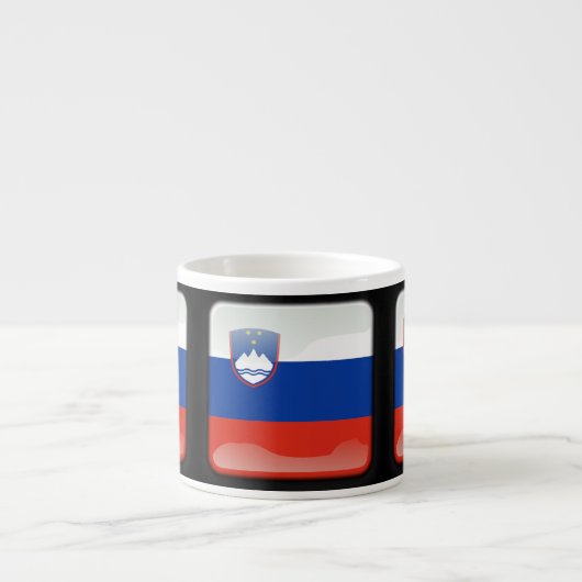 Vlag van Slovenië Espresso Kop (Voorkant)