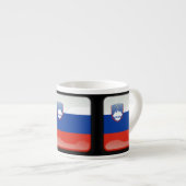 Vlag van Slovenië Espresso Kop (Voorkant rechts)