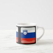 Vlag van Slovenië Espresso Kop (Rechts)