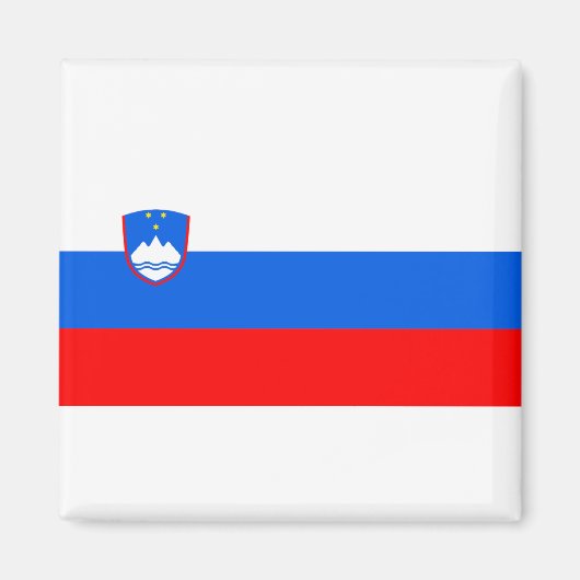 Vlag van Slovenië Magneet (Voorkant)