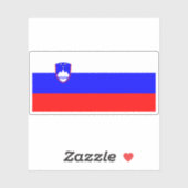 Vlag van Slovenië Sticker (Vel)