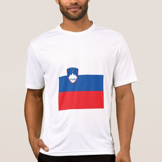Vlag van Slovenië T-shirt (Voorkant)