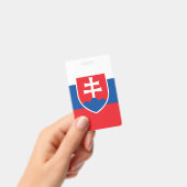 Vlag van Slowakije Badge (Handheld)