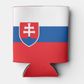 Vlag van Slowakije Blikjeskoeler (Voorkant)