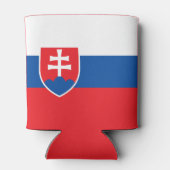 Vlag van Slowakije Blikjeskoeler (Achterkant)