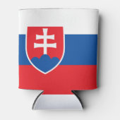 Vlag van Slowakije Blikjeskoeler (Voorkant)