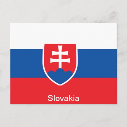 Vlag van Slowakije Briefkaart (Voorkant)