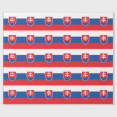 Vlag van Slowakije Cadeaupapier (Vlak)