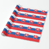 Vlag van Slowakije Cadeaupapier (Uitgerold)