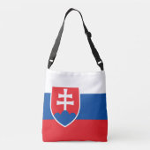 Vlag van Slowakije Crossbody Tas (Achterkant)