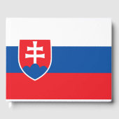 Vlag van Slowakije Gastenboek (Voorkant)