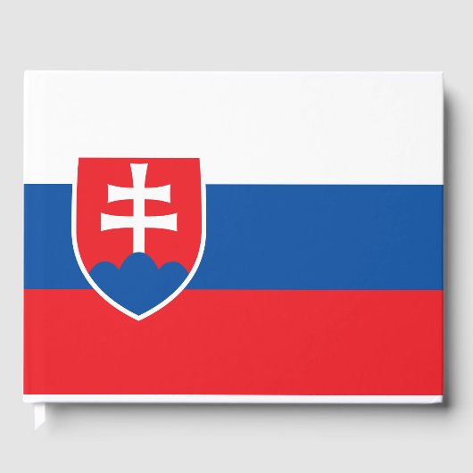 Vlag van Slowakije Gastenboek (Voorkant)