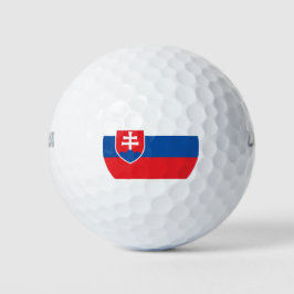 Vlag van Slowakije Golfballen