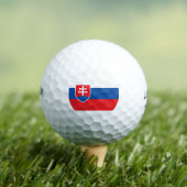 Vlag van Slowakije Golfballen (Insitu Shirt)