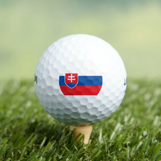 Vlag van Slowakije Golfballen (Insitu Shirt)