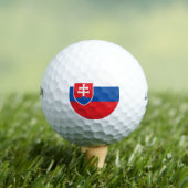 Vlag van Slowakije Golfballen (Insitu Shirt)
