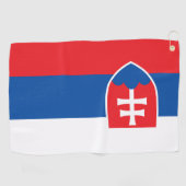 Vlag van Slowakije Golfhanddoek (Horizontaal)