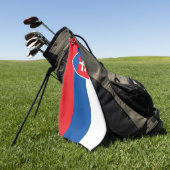 Vlag van Slowakije Golfhanddoek (Groen)