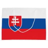 Vlag van Slowakije Groot Cadeauzakje (Voorkant)