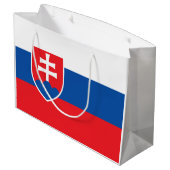 Vlag van Slowakije Groot Cadeauzakje (Achterkant Gekanteld)