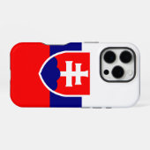 Vlag van Slowakije iPhone Hoesje (Achterkant horizontaal)
