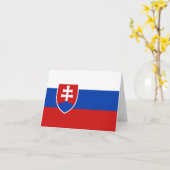Vlag van Slowakije Kaart (Gele Bloem)