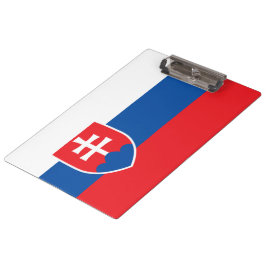 Vlag van Slowakije Klembord