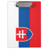 Vlag van Slowakije Klembord (Voorkant)