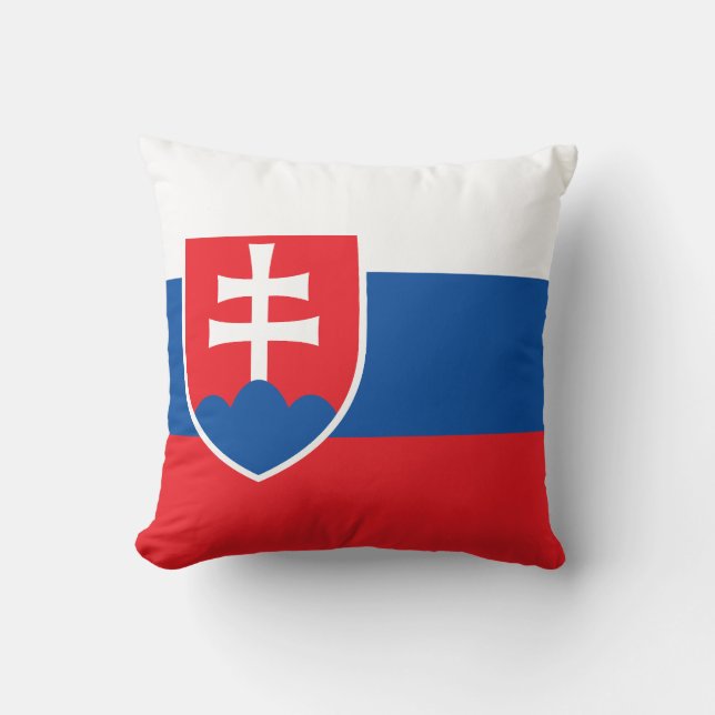 Vlag van Slowakije Kussen (Voorkant)