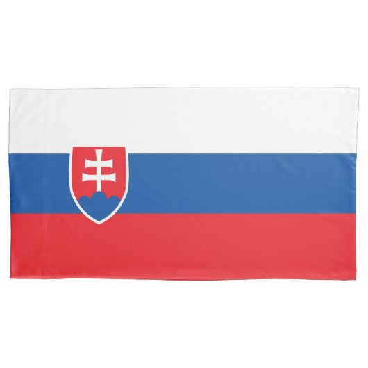 Vlag van Slowakije Kussensloop (Voorkant)