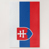 Vlag van Slowakije Legpuzzel (Verticaal)