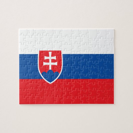 Vlag van Slowakije Legpuzzel (Horizontaal)