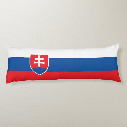 Vlag van Slowakije Lichaamskussen (Achterkant)
