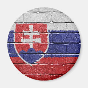 Vlag van Slowakije Magneet