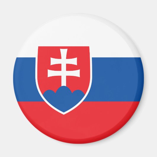 Vlag van Slowakije Magneet (Voorkant)