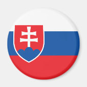 Vlag van Slowakije Magneet (Voorkant)