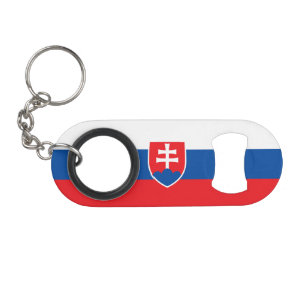 Vlag van Slowakije Mini Flessenopener