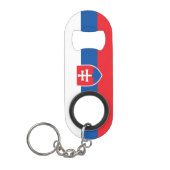 Vlag van Slowakije Mini Flessenopener (Voorkant)
