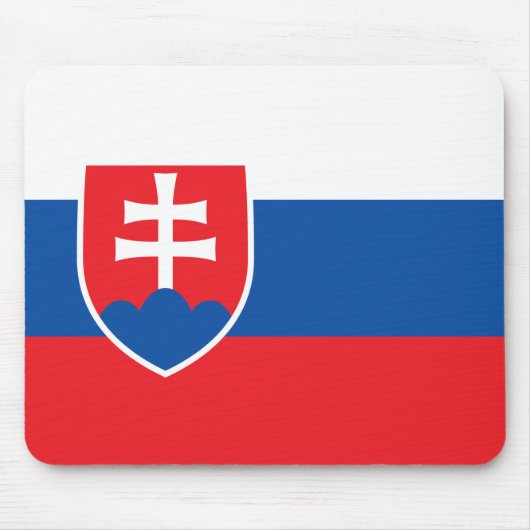 Vlag van Slowakije Muismat (Voorkant)