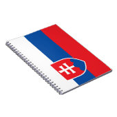 Vlag van Slowakije Notitieboek (Rechterzijde)