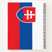 Vlag van Slowakije Notitieboek (Achterkant)