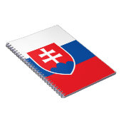 Vlag van Slowakije Notitieboek (Rechterzijde)